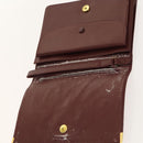 CARTIER Must Line Chain Bag Leather 2Set Bordeaux Auth ac3876-17