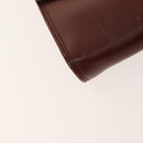 CARTIER Must Line Chain Bag Leather 2Set Bordeaux Auth ac3876-8