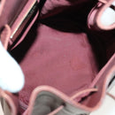 CARTIER Must Line Shoulder Bag Leather 2Set Bordeaux Auth ac3877-17