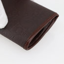 Christian Dior Trotter Canvas Coin Purse PVC Brown Auth ac3879-10