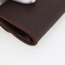 Christian Dior Trotter Canvas Coin Purse PVC Brown Auth ac3879-11