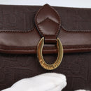 Christian Dior Trotter Canvas Coin Purse PVC Brown Auth ac3879-12