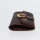 Christian Dior Trotter Canvas Coin Purse PVC Brown Auth ac3879-5