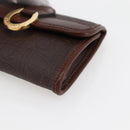 Christian Dior Trotter Canvas Coin Purse PVC Brown Auth ac3879-8