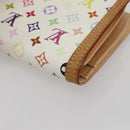 LOUIS VUITTON Multicolor Portefeuille Viennois Wallet White M92987 Auth ac3880-15