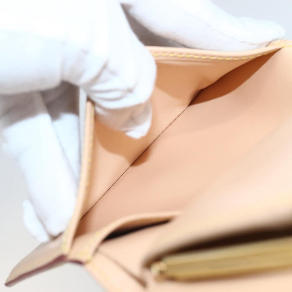 LOUIS VUITTON Multicolor Portefeuille Viennois Wallet White M92987 Auth ac3880