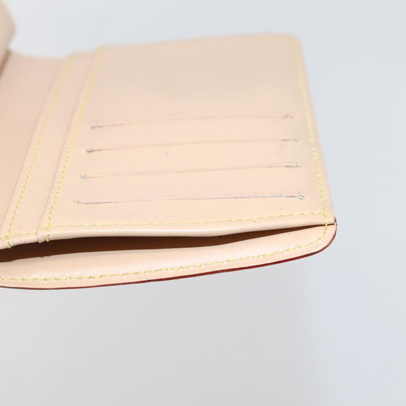 LOUIS VUITTON Multicolor Portefeuille Viennois Wallet White M92987 Auth ac3880