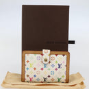 LOUIS VUITTON Multicolor Portefeuille Viennois Wallet White M92987 Auth ac3880-12