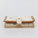 LOUIS VUITTON Multicolor Portefeuille Viennois Wallet White M92987 Auth ac3880-5