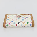 LOUIS VUITTON Multicolor Portefeuille Viennois Wallet White M92987 Auth ac3880-6