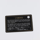 CHANEL Cambon Line Long Wallet Calf Skin Black Silver CC Auth ac3882-11