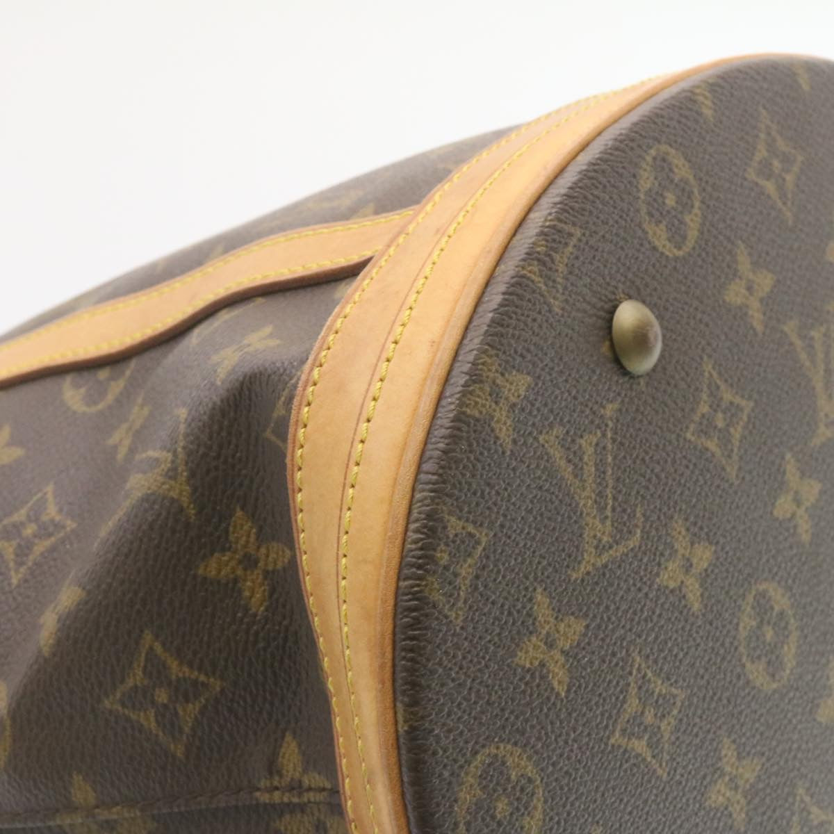 LOUIS VUITTON Monogram Bucket GM Shoulder Bag M42236 LV Auth ac442