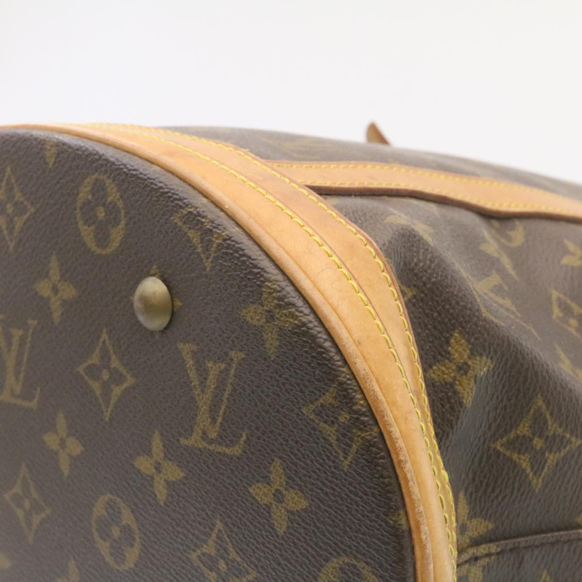 LOUIS VUITTON Monogram Bucket GM Shoulder Bag M42236 LV Auth ac442