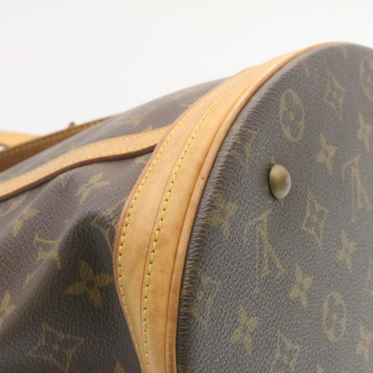 LOUIS VUITTON Monogram Bucket GM Shoulder Bag M42236 LV Auth ac442