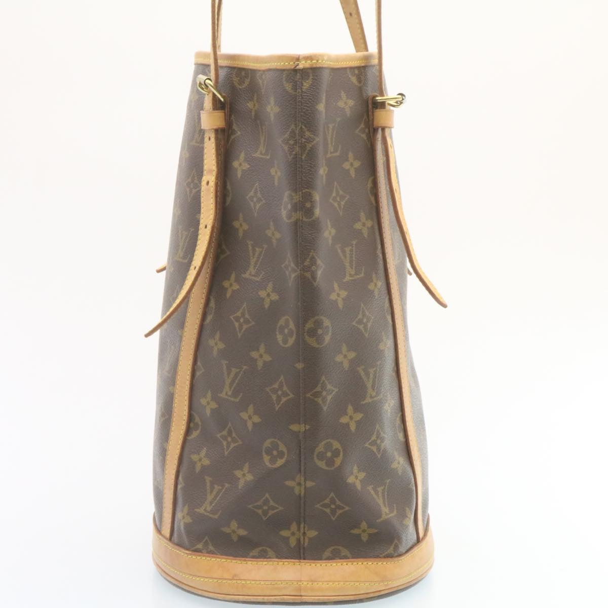 LOUIS VUITTON Monogram Bucket GM Shoulder Bag M42236 LV Auth ac442