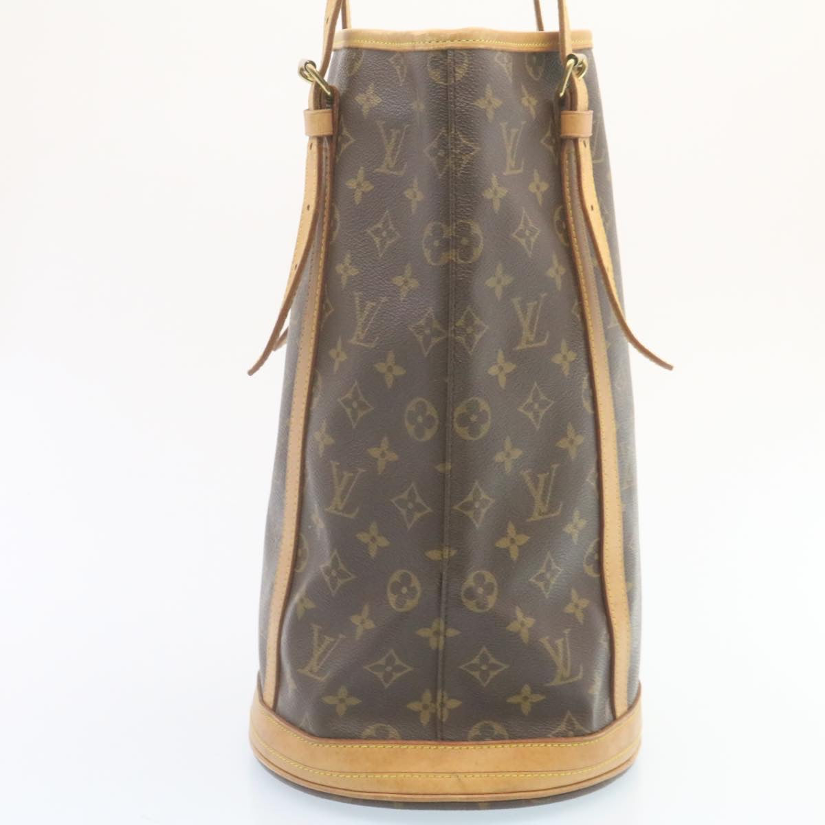 LOUIS VUITTON Monogram Bucket GM Shoulder Bag M42236 LV Auth ac442