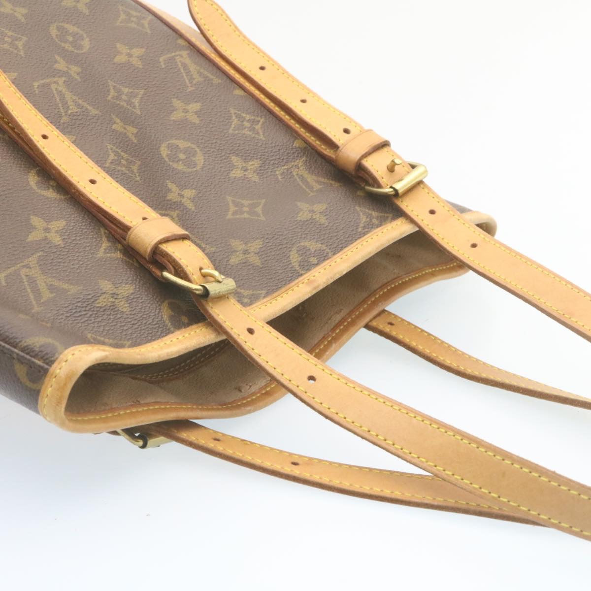 LOUIS VUITTON Monogram Bucket GM Shoulder Bag M42236 LV Auth ac442