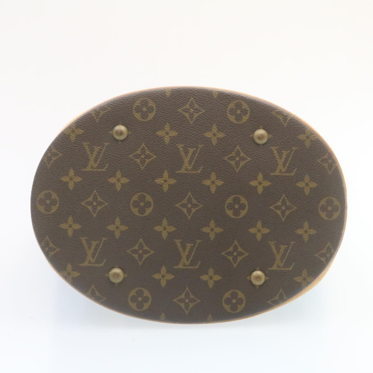 LOUIS VUITTON Monogram Bucket GM Shoulder Bag M42236 LV Auth ac442