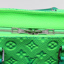 LOUIS VUITTON Monogram Illusion Keepall Tote Bag Neon Green M59688 Auth ai669SM-9
