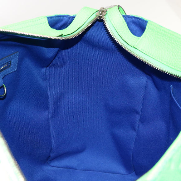 LOUIS VUITTON Monogram Illusion Keepall Tote Bag Neon Green M59688 Auth ai669SM