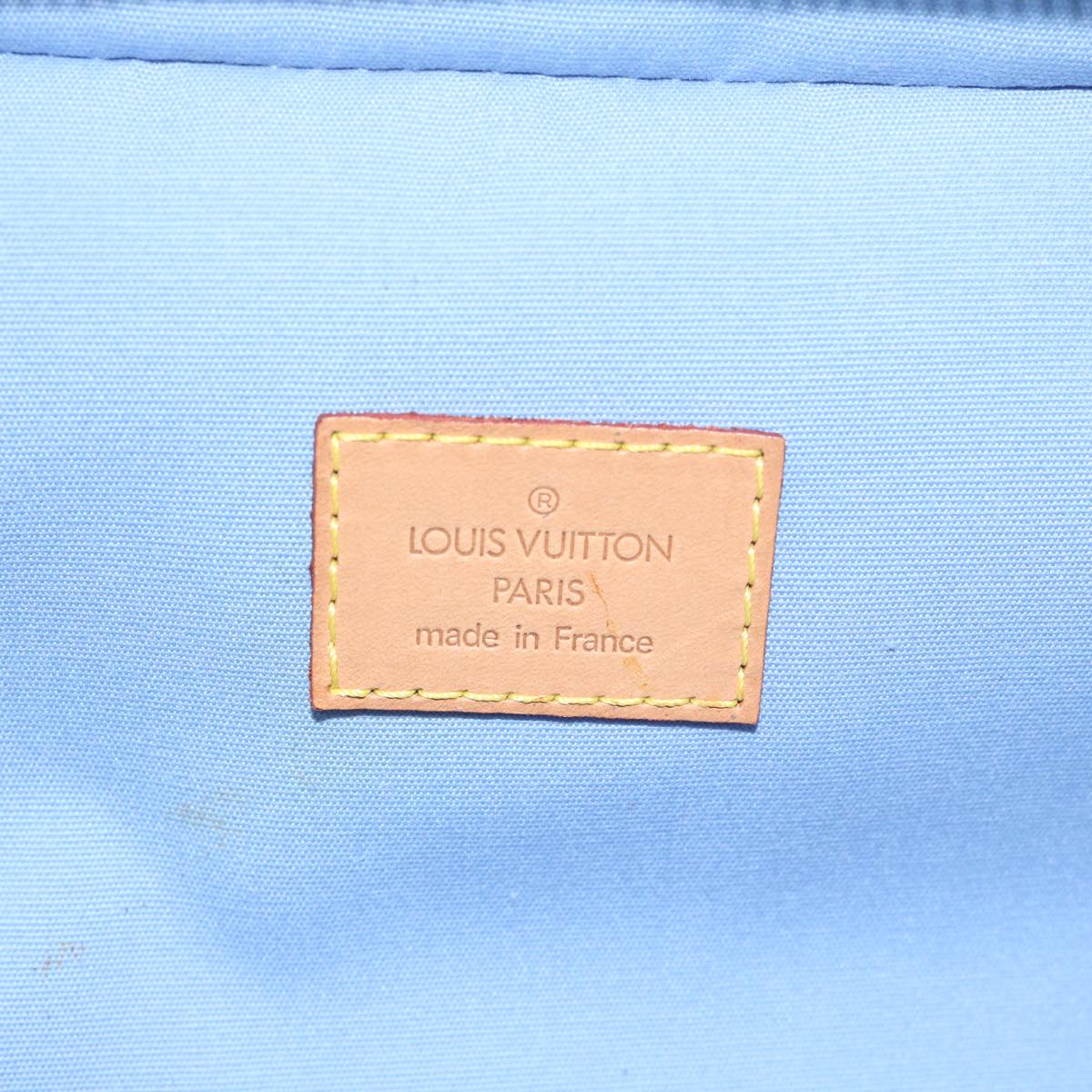 LOUIS VUITTON Monogram Vernis Sullivan Horizontal PM Hand Bag M91266 Auth ai760