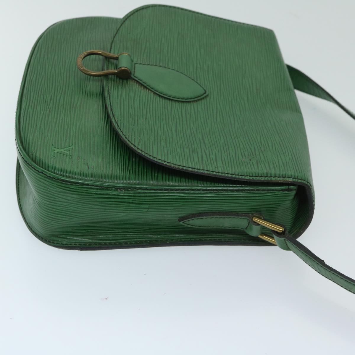 LOUIS VUITTON Epi Saint Cloud GM Shoulder Bag Green M52194 LV Auth ai775