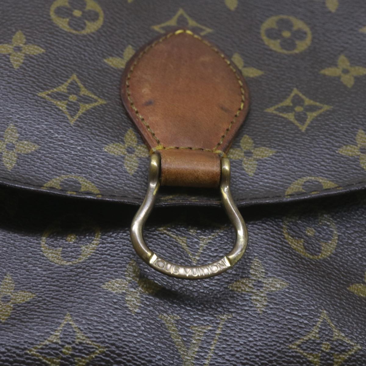 LOUIS VUITTON Monogram Saint Cloud GM Shoulder Bag M51242 LV Auth ai782