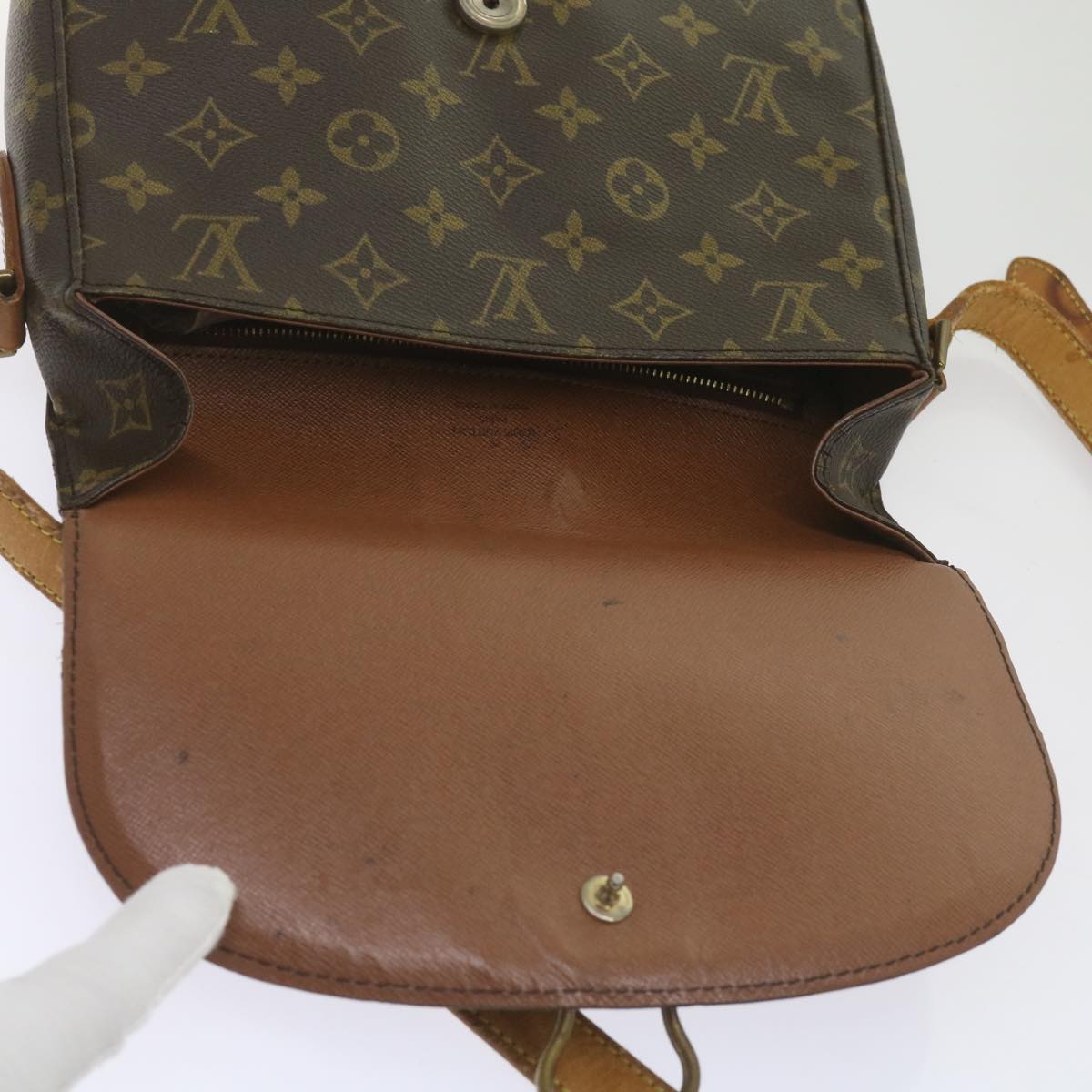 LOUIS VUITTON Monogram Saint Cloud GM Shoulder Bag M51242 LV Auth ai782