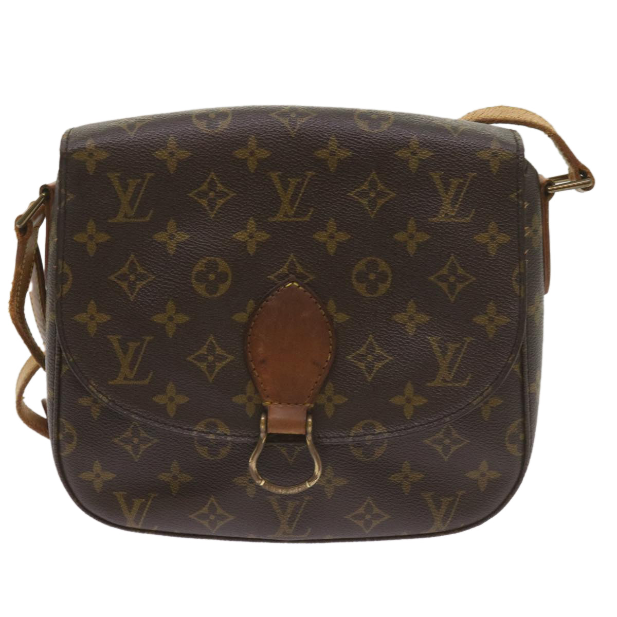 LOUIS VUITTON Monogram Saint Cloud GM Shoulder Bag M51242 LV Auth ai782