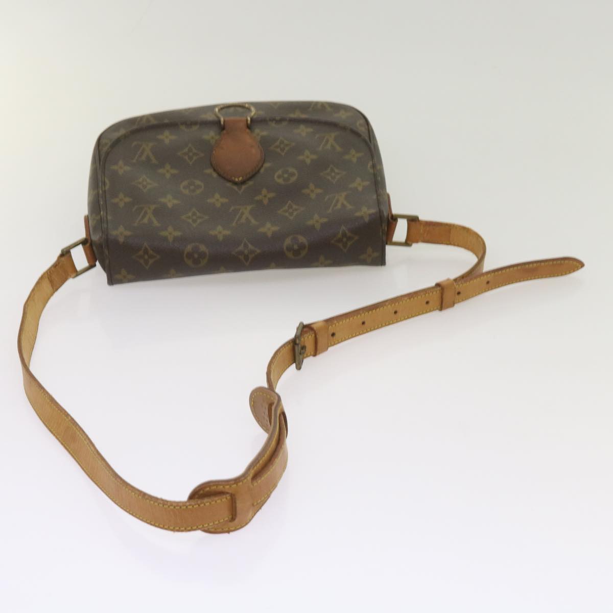 LOUIS VUITTON Monogram Saint Cloud GM Shoulder Bag M51242 LV Auth ai782