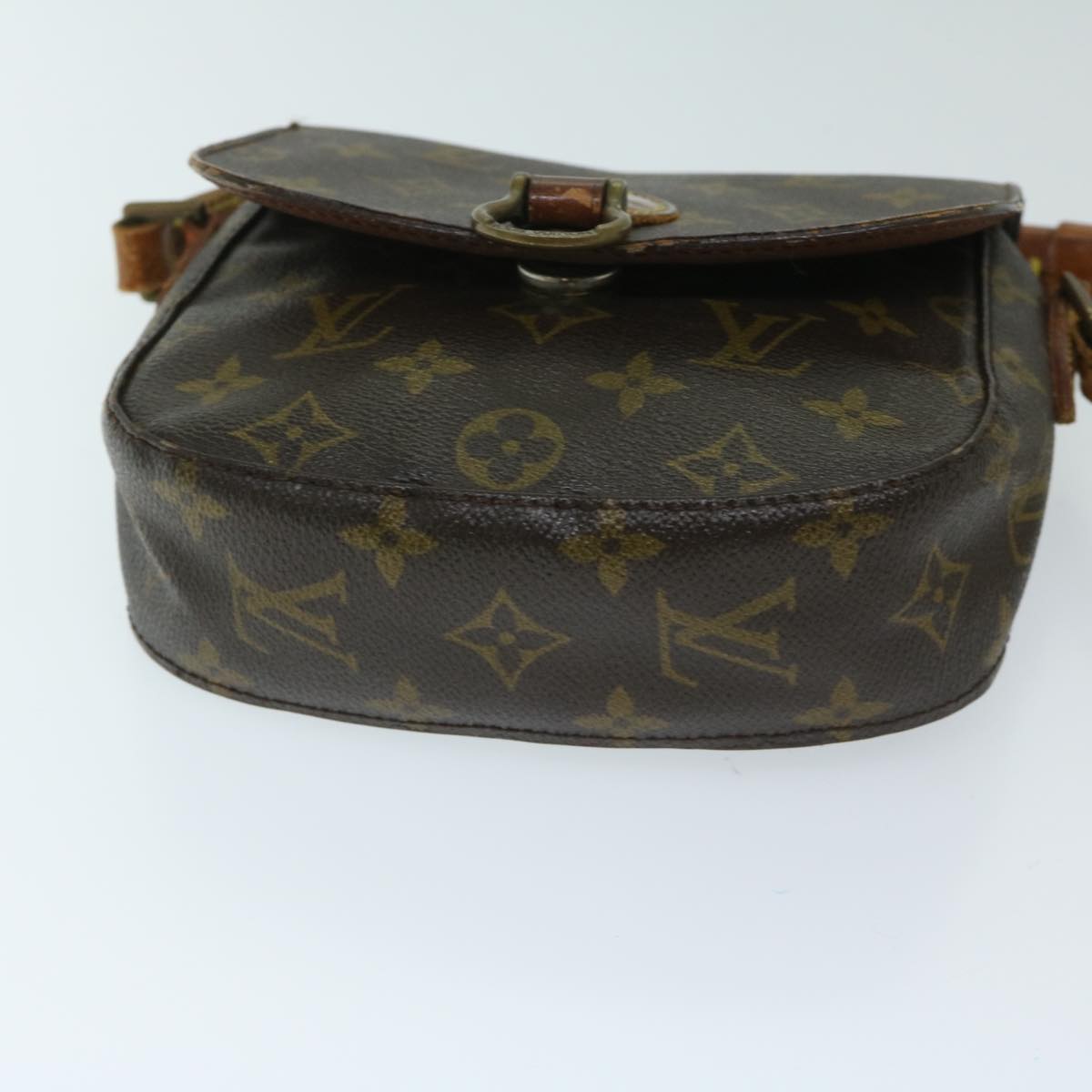 LOUIS VUITTON Monogram Saint Cloud PM Shoulder Bag M51244 LV Auth ai786