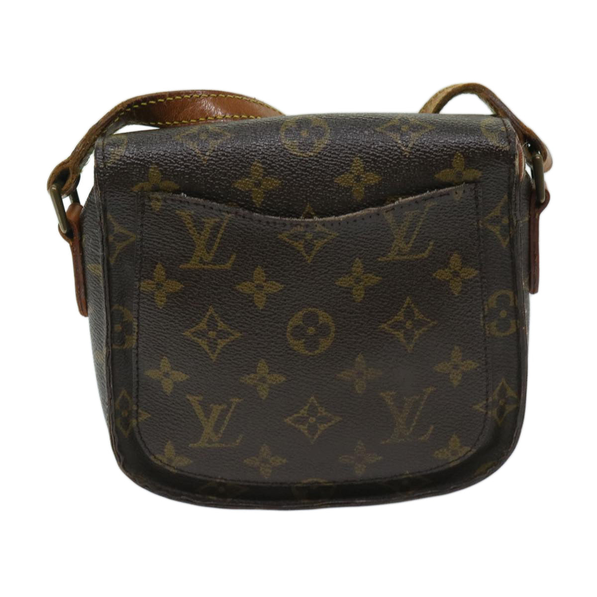 LOUIS VUITTON Monogram Saint Cloud PM Shoulder Bag M51244 LV Auth ai786