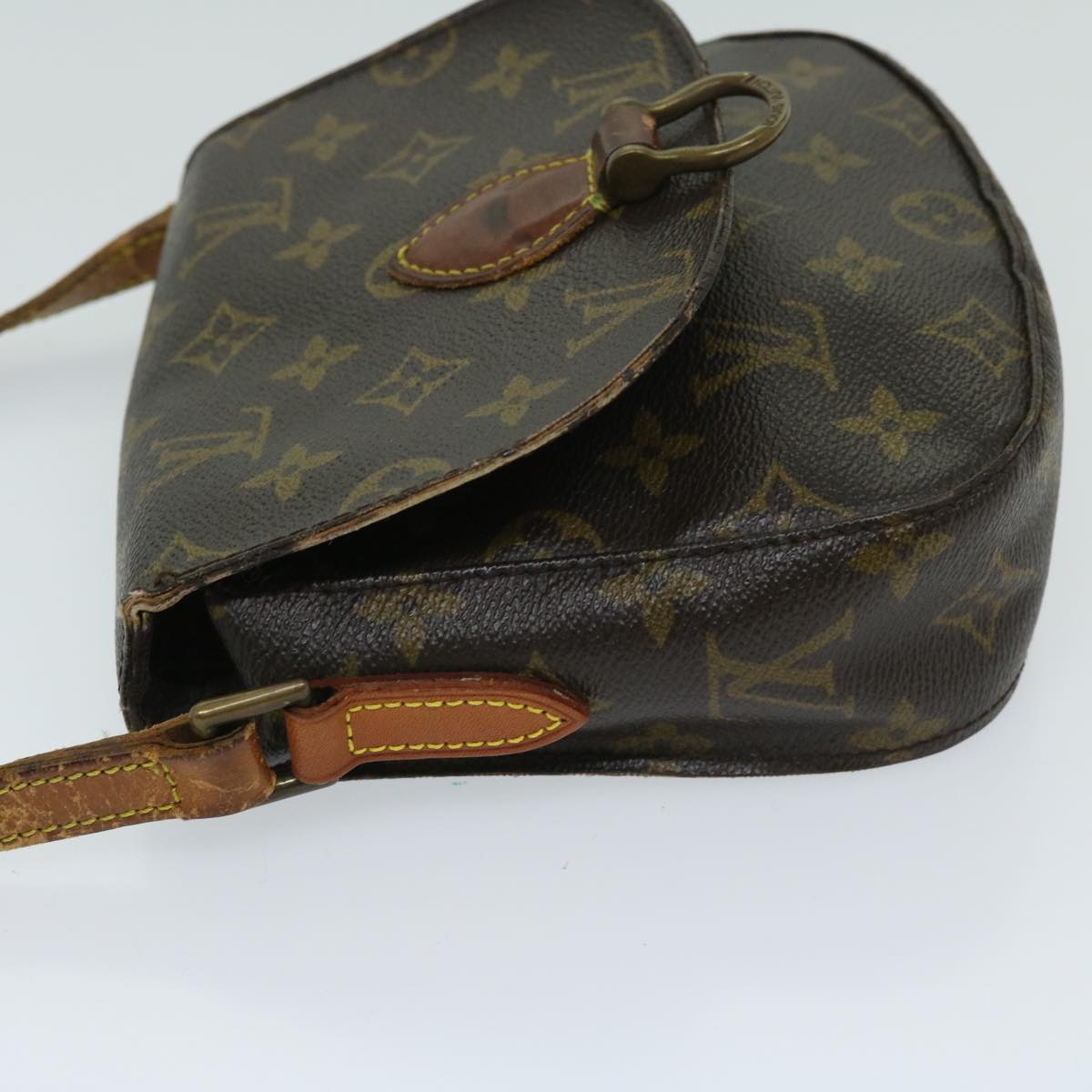 LOUIS VUITTON Monogram Saint Cloud PM Shoulder Bag M51244 LV Auth ai786