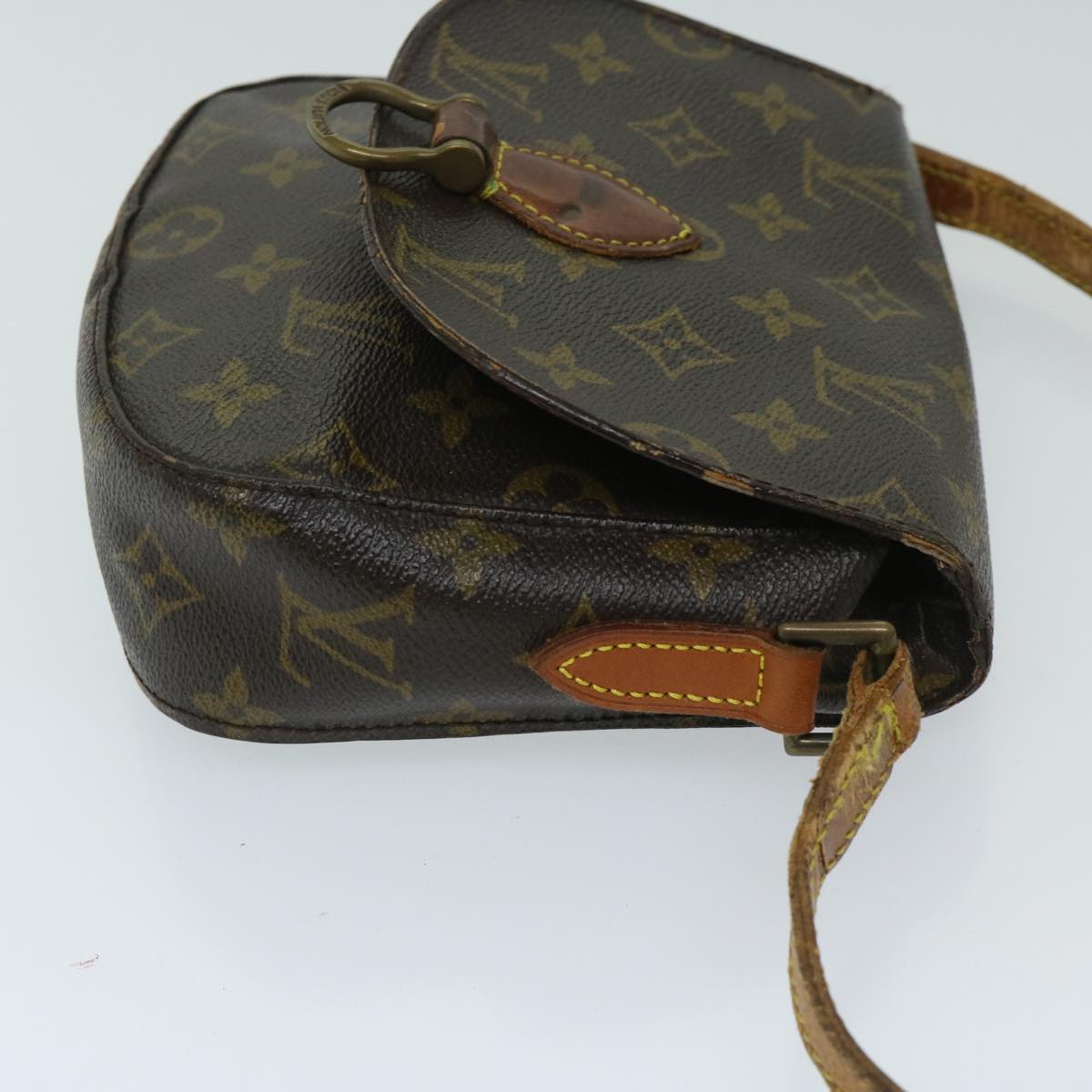 LOUIS VUITTON Monogram Saint Cloud PM Shoulder Bag M51244 LV Auth ai786