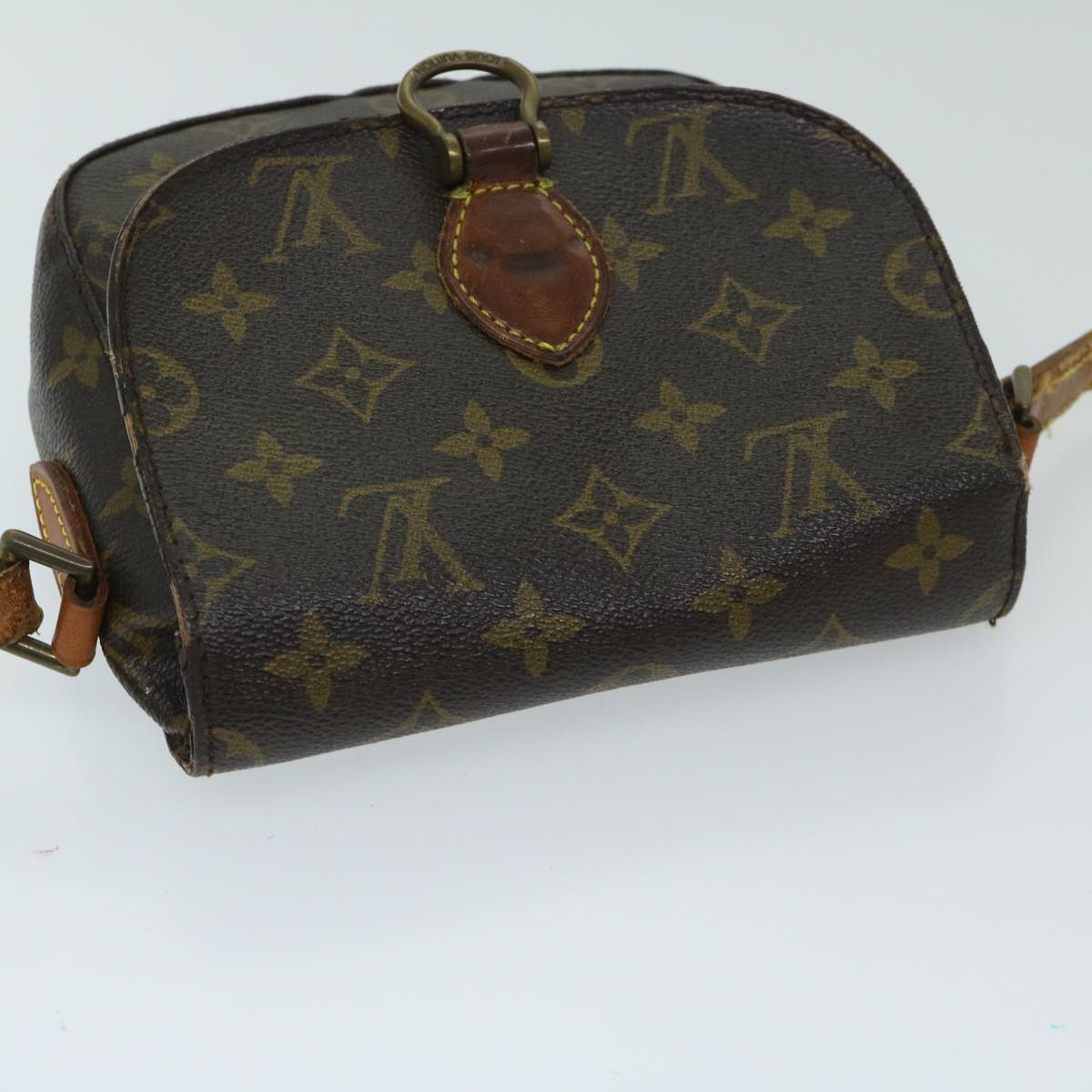 LOUIS VUITTON Monogram Saint Cloud PM Shoulder Bag M51244 LV Auth ai786