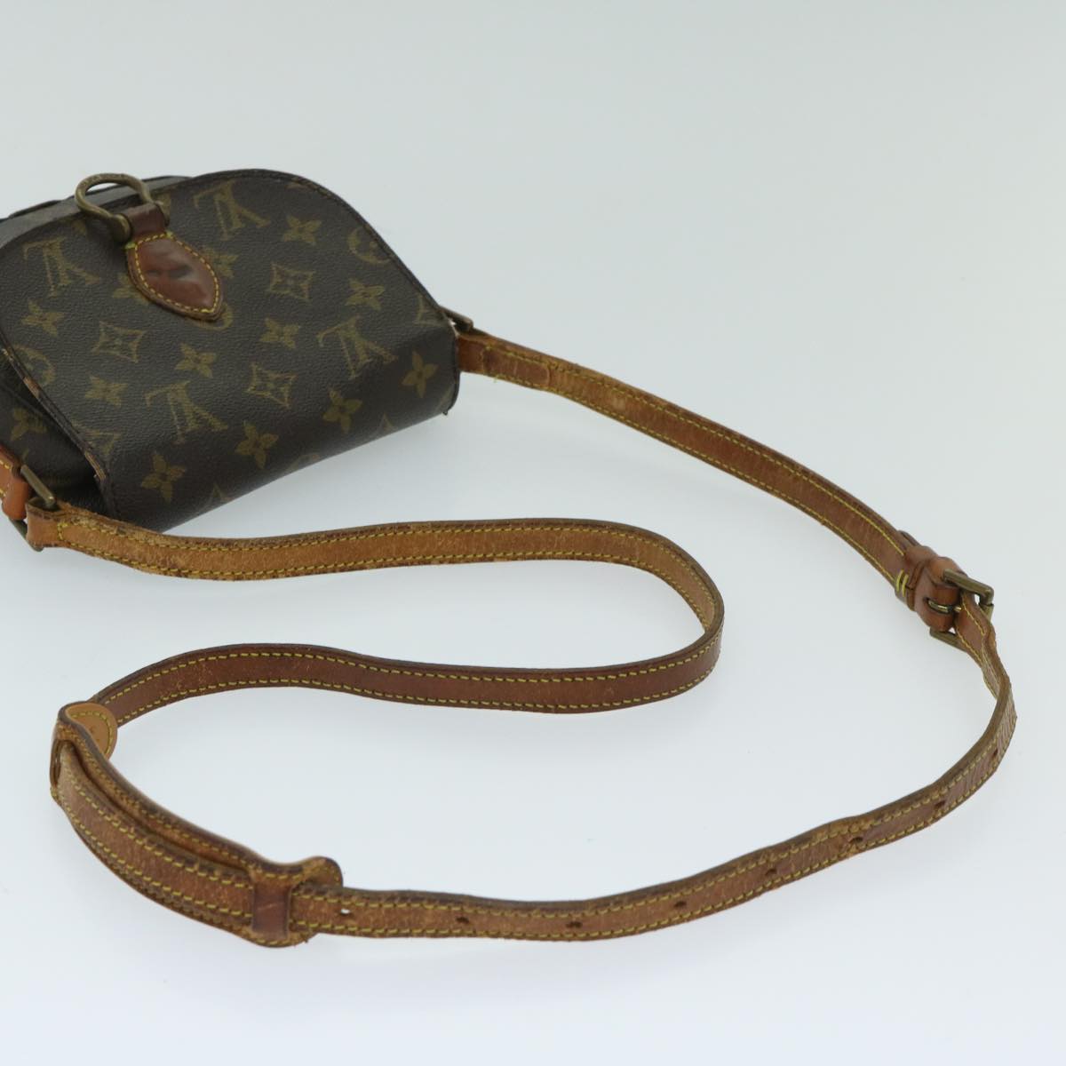 LOUIS VUITTON Monogram Saint Cloud PM Shoulder Bag M51244 LV Auth ai786