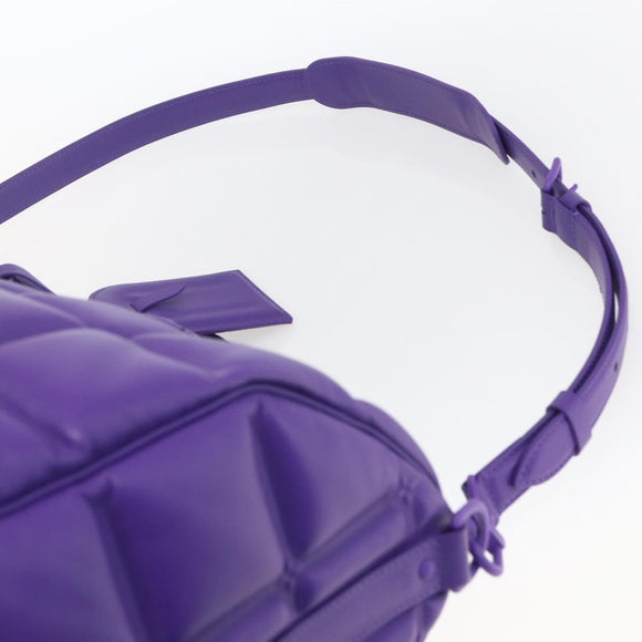 LOUIS VUITTON Puffy Damier Keepall Bandouliere 50 Bag Purple M20922 Auth ai791SM