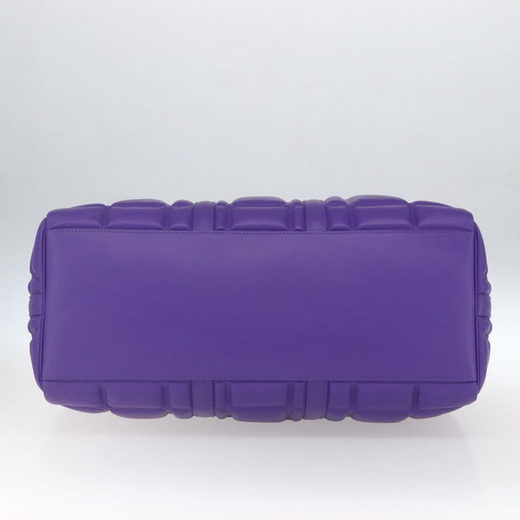 LOUIS VUITTON Puffy Damier Keepall Bandouliere 50 Bag Purple M20922 Auth ai791SM