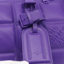 LOUIS VUITTON Puffy Damier Keepall Bandouliere 50 Bag Purple M20922 Auth ai791SM-18