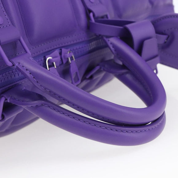 LOUIS VUITTON Puffy Damier Keepall Bandouliere 50 Bag Purple M20922 Auth ai791SM