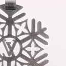 LOUIS VUITTON Charm Snowflake Leather Silver M79293 LV Auth ai793SM-14