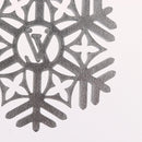 LOUIS VUITTON Charm Snowflake Leather Silver M79293 LV Auth ai793SM-16
