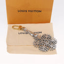 LOUIS VUITTON Charm Snowflake Leather Silver M79293 LV Auth ai793SM-12