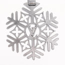 LOUIS VUITTON Charm Snowflake Leather Silver M79293 LV Auth ai793SM-3