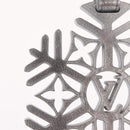 LOUIS VUITTON Charm Snowflake Leather Silver M79293 LV Auth ai793SM-4