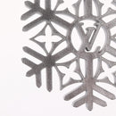 LOUIS VUITTON Charm Snowflake Leather Silver M79293 LV Auth ai793SM-6