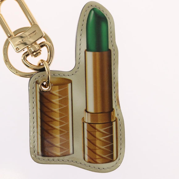 LOUIS VUITTON Illustre Lippenstift-Anhänger Metall MP1572 LV Auth ai794SAV