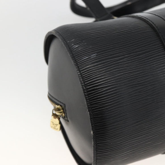 LOUIS VUITTON Epi Soufflot Hand Bag Black M52222 LV Auth ai800A
