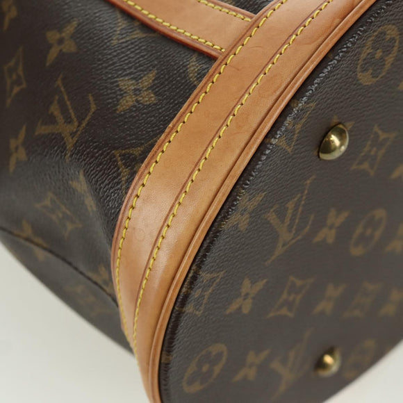 LOUIS VUITTON Monogram Bucket GM Shoulder Bag M42236 LV Auth ai804A