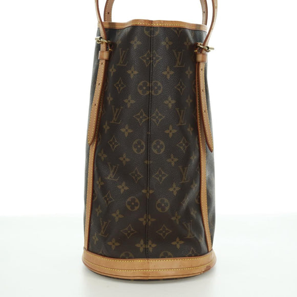 LOUIS VUITTON Monogram Bucket GM Shoulder Bag M42236 LV Auth ai804A
